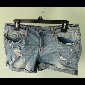 Aeropostale Lightwash Jean Shorts